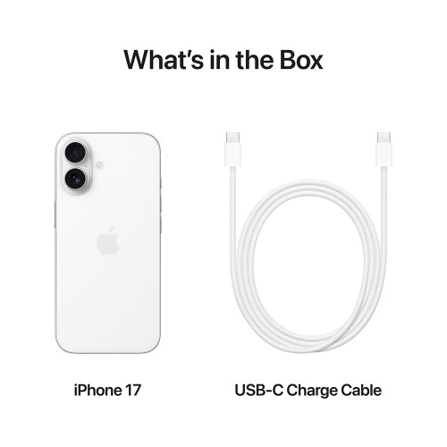 SMARTPHONE APPLE IPHONE 17 5G 256GB MG6K4QL/A WHITE